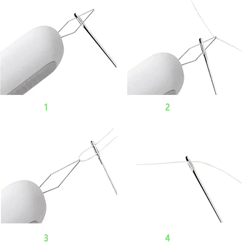 Dual-Purpose Needle Threader Seam Ripper Tool