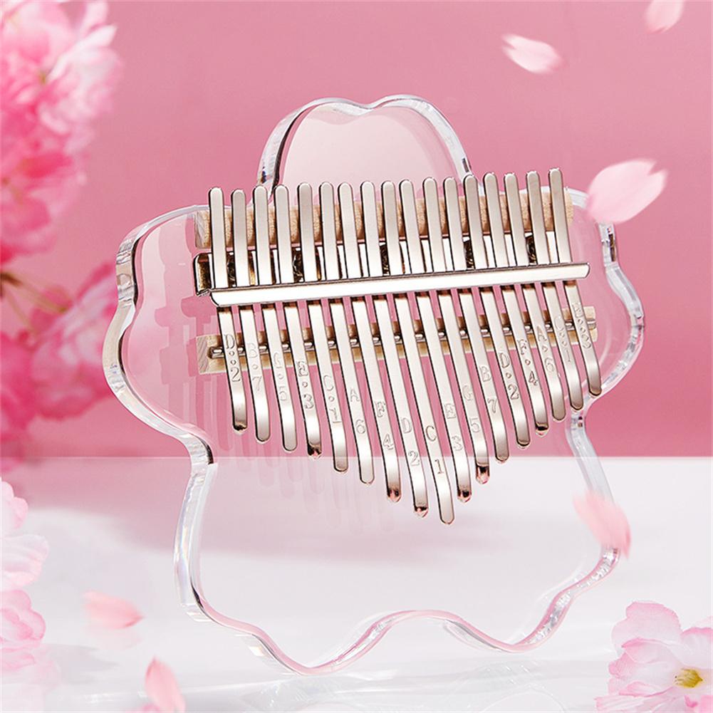 Cherry Blossom Kalimba Acrylic Thumb Piano