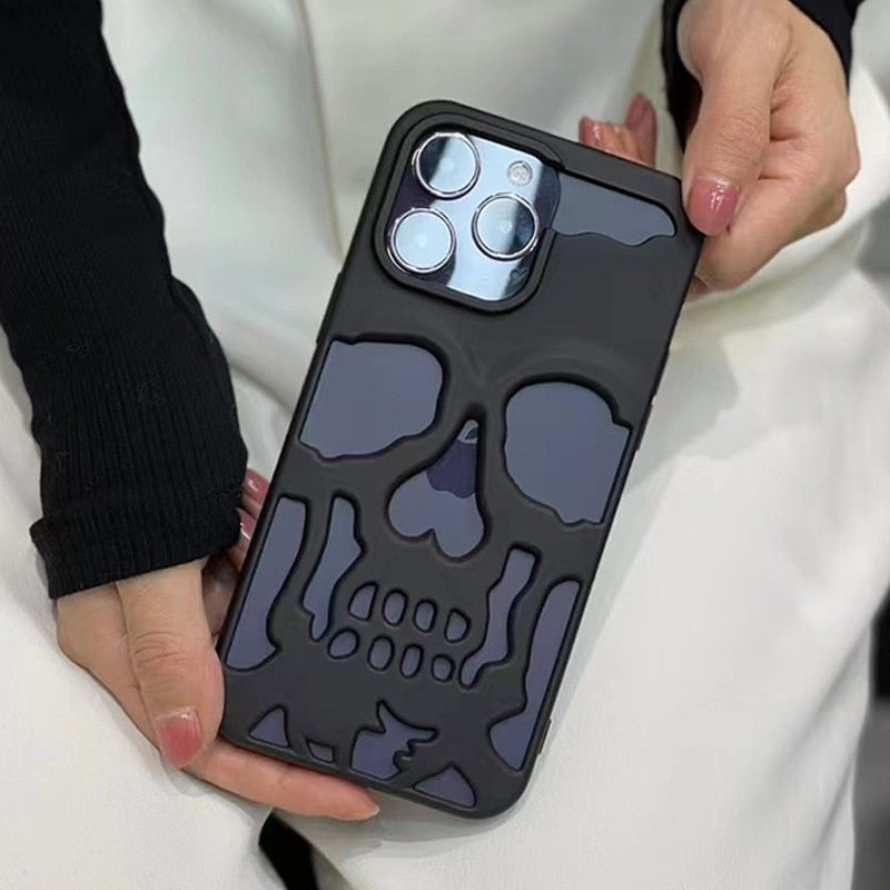 Gothic Midnight Skull Phone Case - Image 0