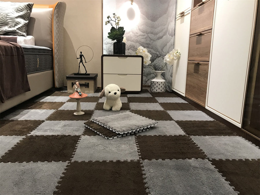 DIY Winter Plush Puzzle Mat - Image 12