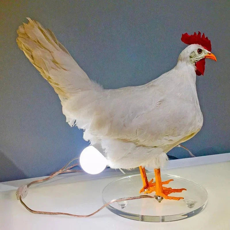 Funny Chicken Butt Egg Lamp