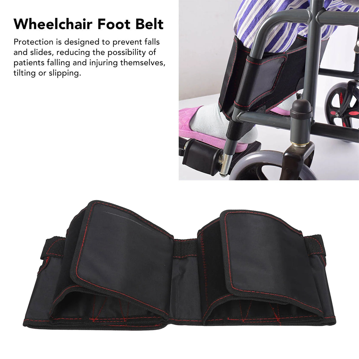 Secure Step Wheelchair Elderly Leg Strap