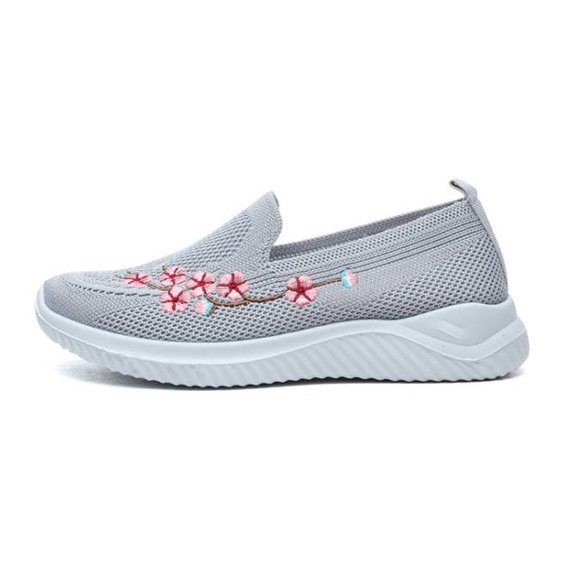 Daily Walk Lightweight Breathable Floral Sneakers - Image 8