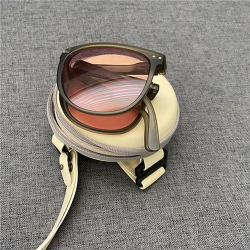 Anti-UV Foldable Fashion Flex Clear Vision Sunglasses - Image 6