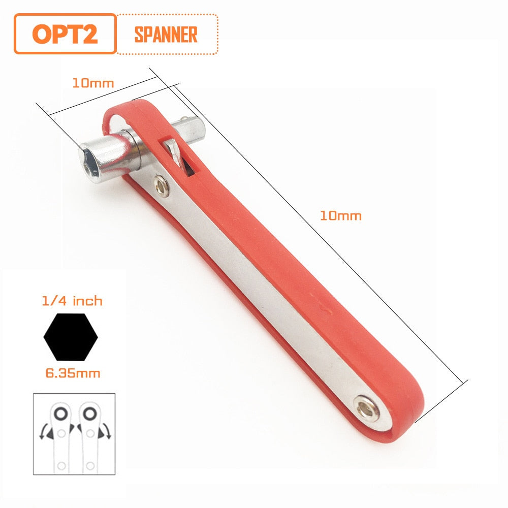 Mini Quick Hexagon Ratchet Wrench Tool