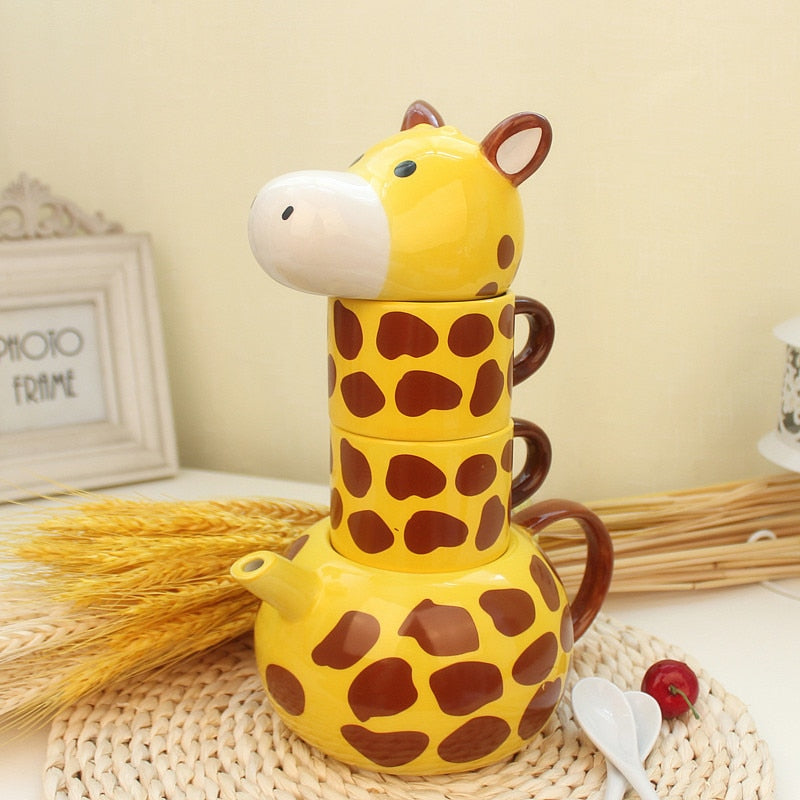 Giraffe Mug Teapot Set - Image 3