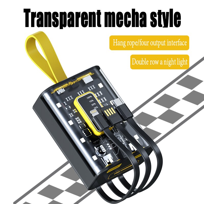 Transparent Insight Quick Charge Powerbank - Image 6