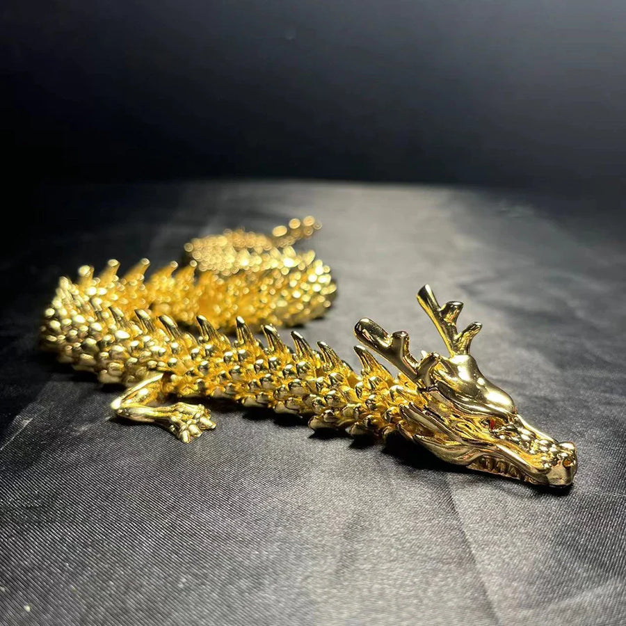 Mystic Scales 3D Brass Dragon Home Decor - Image 7