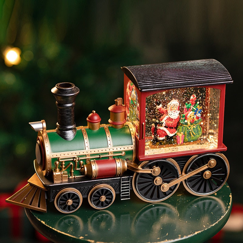 Santa Claus Christmas Train Music Box - Image 0