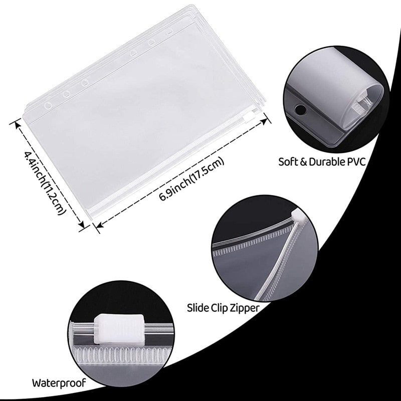 Financial Planner Leather Multi Pocket Bill Organizer Notebook - Image 2