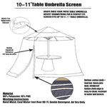 Patio Protector Umbrella Mosquito Net Cover