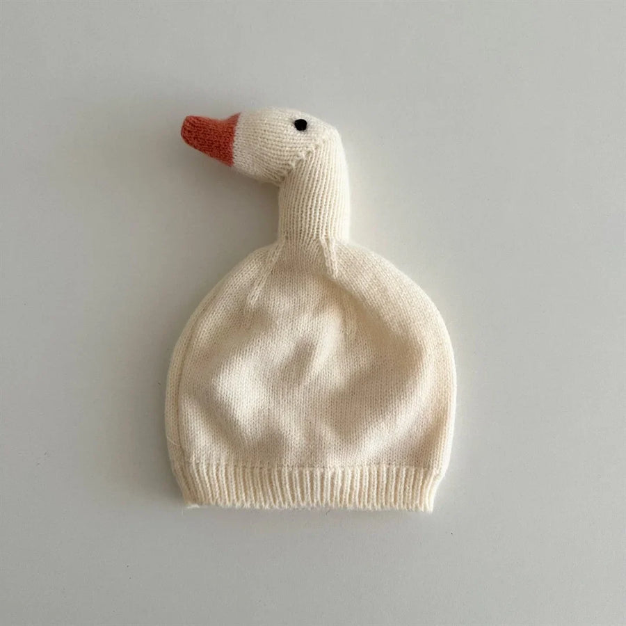 Bonnet d'hiver en tricot tête de poulet