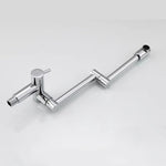 Wall-Mounted Folding Chrome Pot Filler Faucet