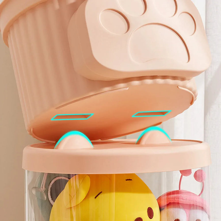See-Through Toy Storage Kids Room Organizer Cube - Image 2