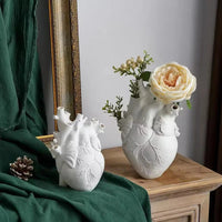 Lovesick Anatomical Heart Ceramic Flower Vase - Image 1