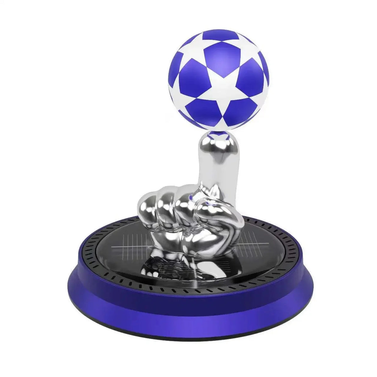 Solar Soccer Ball Spin Auto Aroma Freshener