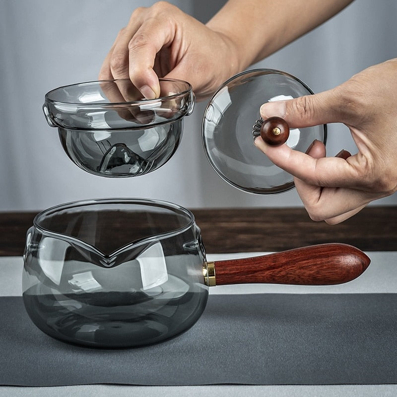 Timeless Rotating Elegant Heat Resistant Teapot - Image 1