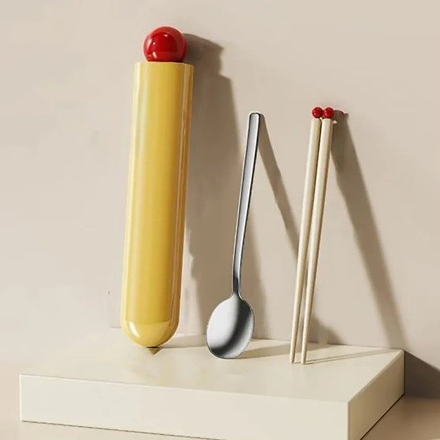 Portable Chopstick Travel Cutlery Set - Image 9