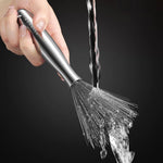 Edge Cleaner Long-Handle Pan Brush