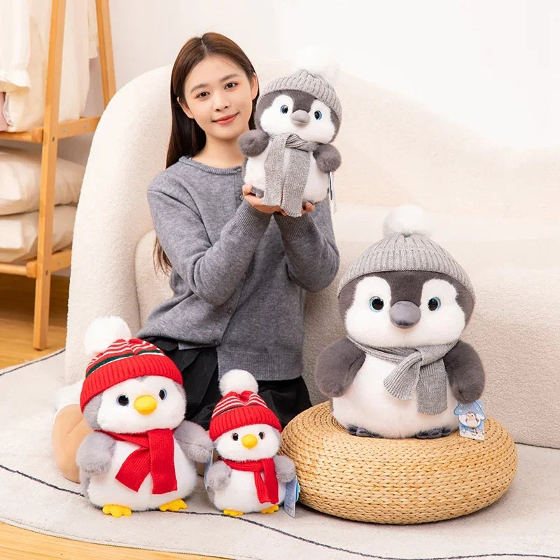 Cozy Winter Penguin Plushie Toy - Image 2