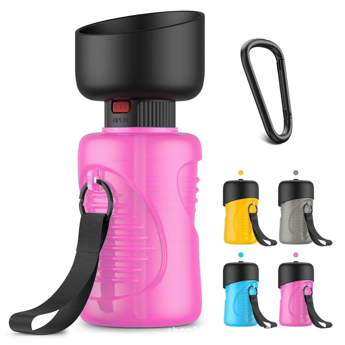 2in1 Foldable Travel Pet Water Bottle