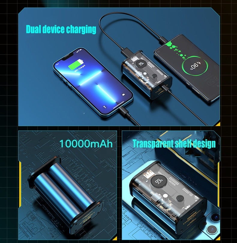 Digital Display Transparent Power Bank - Image 4