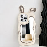 Rabbit Ear Make-Up Mirror iPhone Case