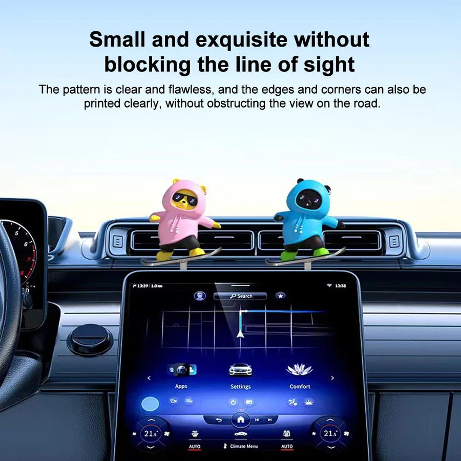 Skate Lover Bear Car Decor - Image 3