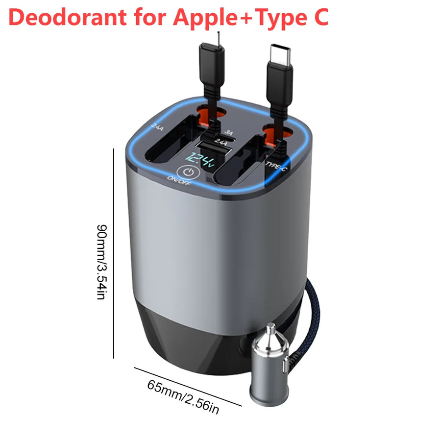 Smart Ride Retractable Car Fast Charger - Image 7
