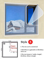 Winter Wrap Double Layer Windproof Self-Adhesive Zipper Film