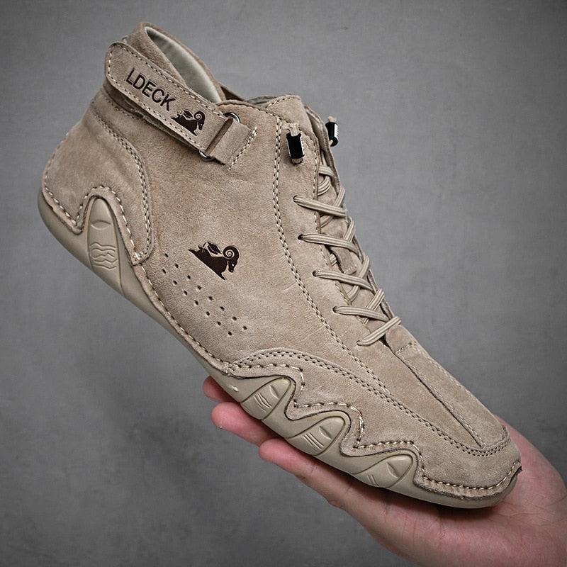 Italian Style Leather Casual Boots - Image 3