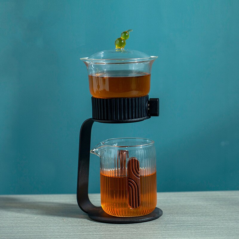 Ancient Mystery Leaf Glass Teapot - Image 8
