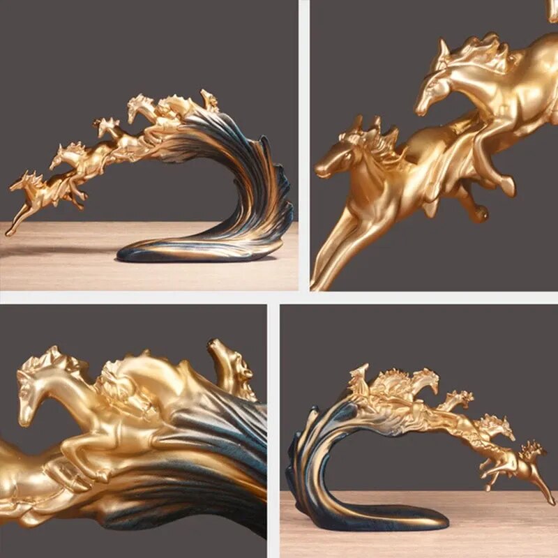 Nordic Luxury Galloping Horse Home Decoration - Image 7