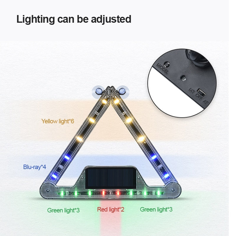 Foldable Solar Car Emergency Light - Image 3