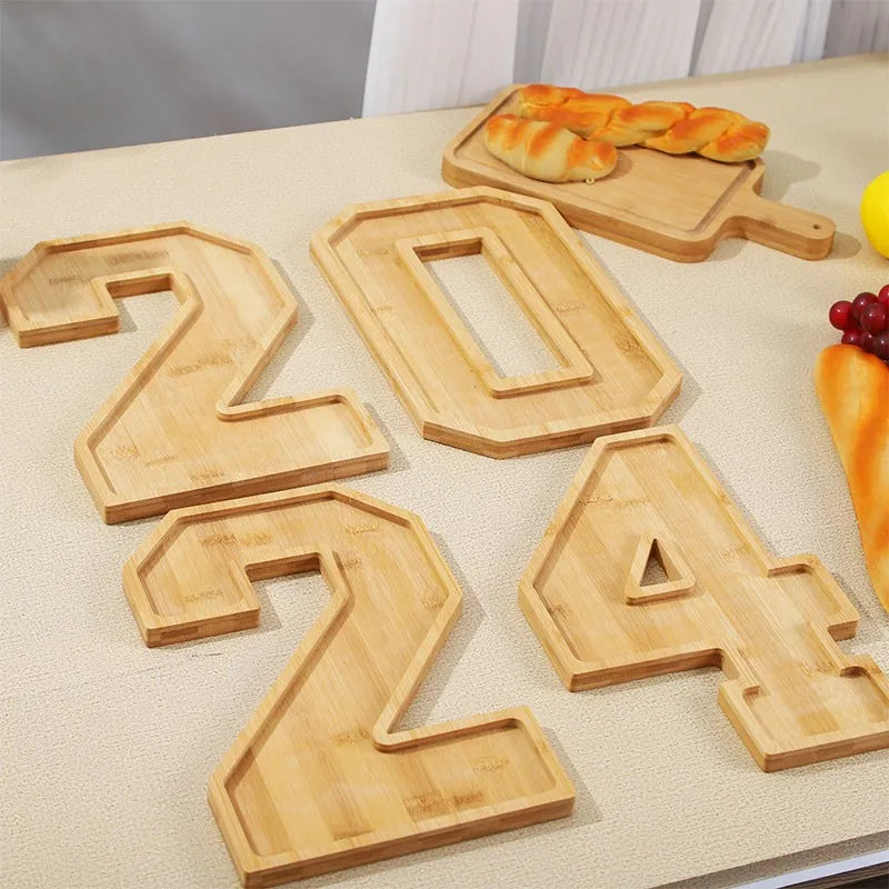 Wooden Numbers Serving Tray - Image 6
