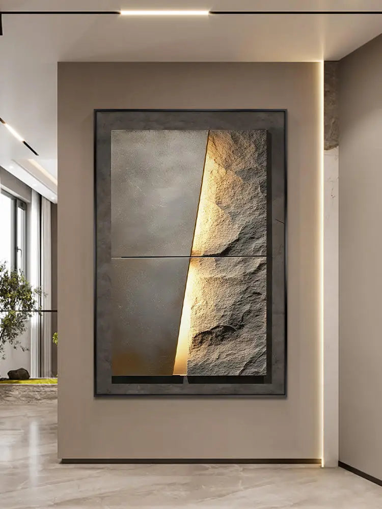 New Rock Texture Led Porcelain Wall Lamp