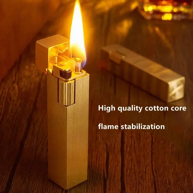 Retro Handmade Pure Copper Kerosene Lighter - Image 3