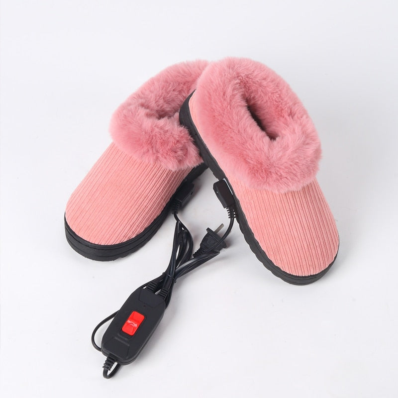 Rechargeable Heated Indoor Winter Slippers - Image 3