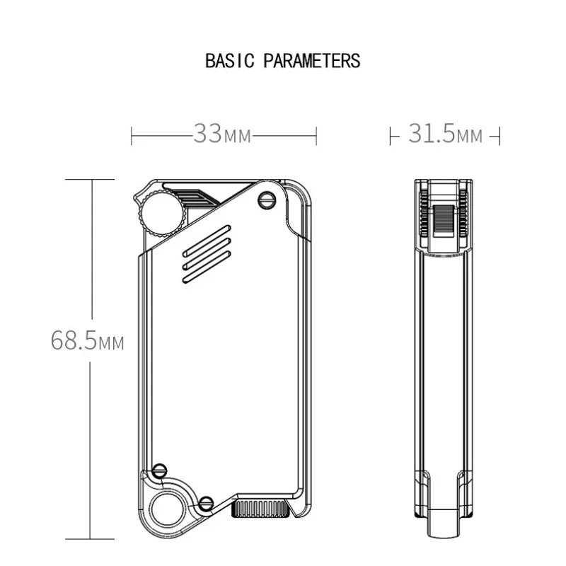 Blue Flame Ignition Mechanical Gas Lighter - Image 4
