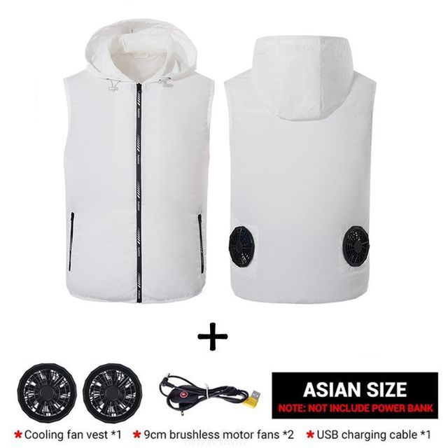 Outdoor Summer Cooling Fan Jacket - Image 12
