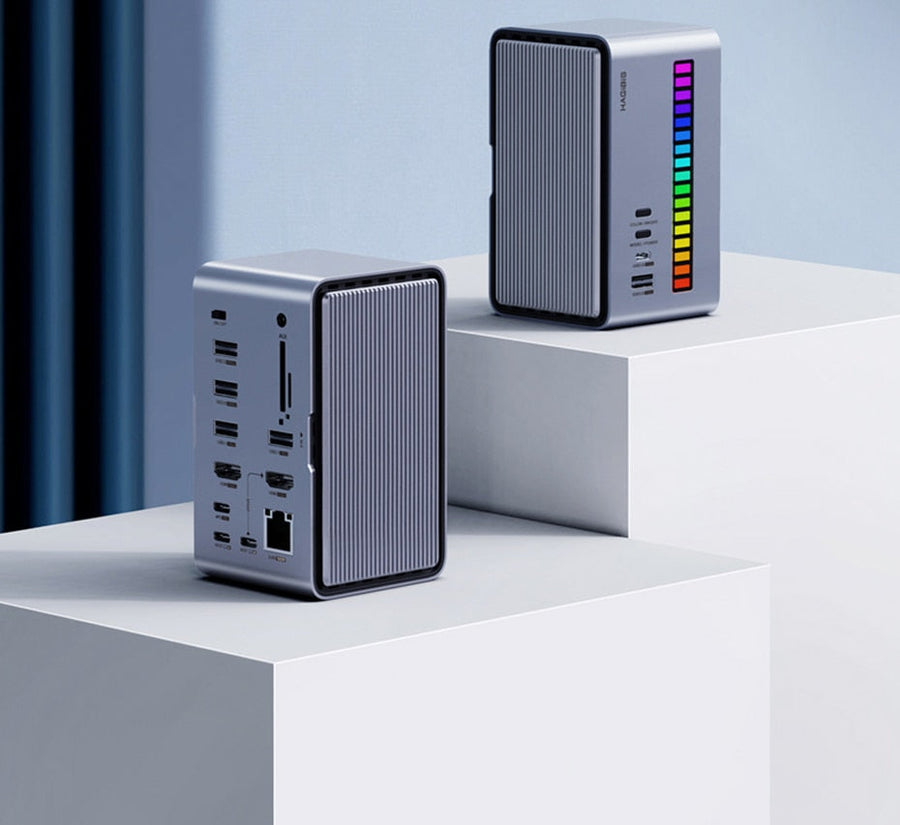 RGB LED Rhythm USB Docking Station - Image 0