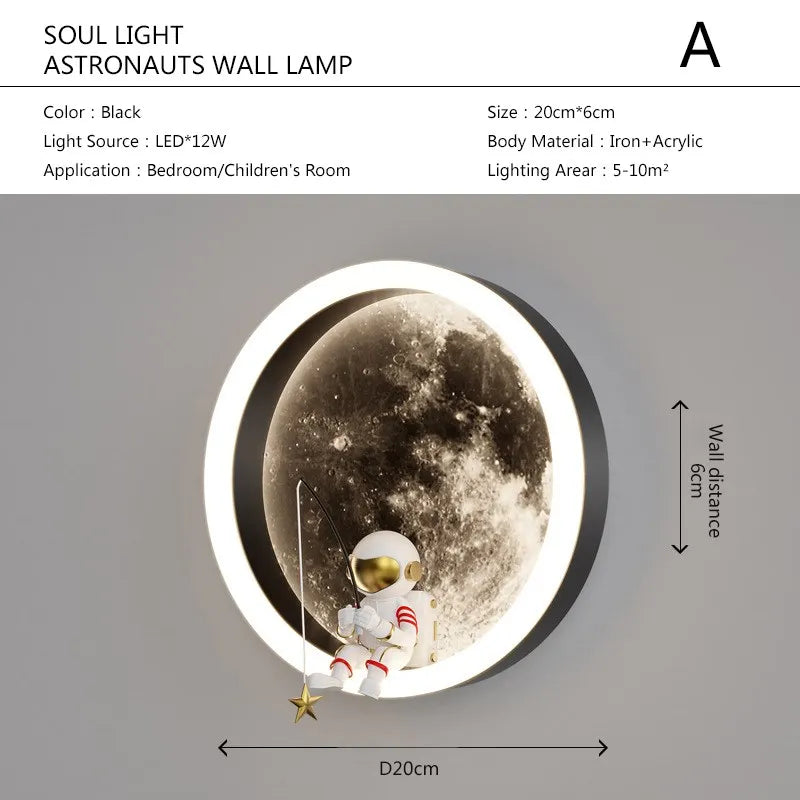 Astronaut On The Moon Wall Light - Image 6