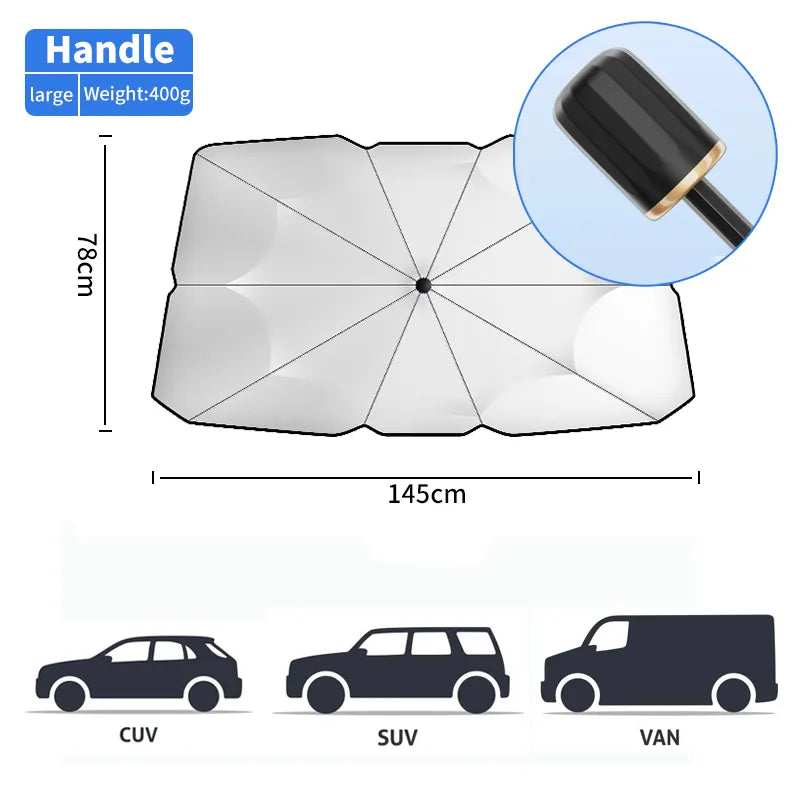 Sunshield Foldable Car Windshield Umbrella - Image 13