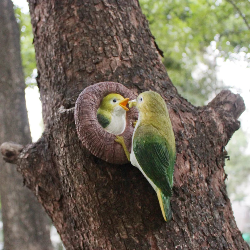Lovebirds Tree Hug Wall Hanging Decor - Image 3