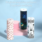 Fingerprint Lock Double Layer Cylindrical Pencil Case