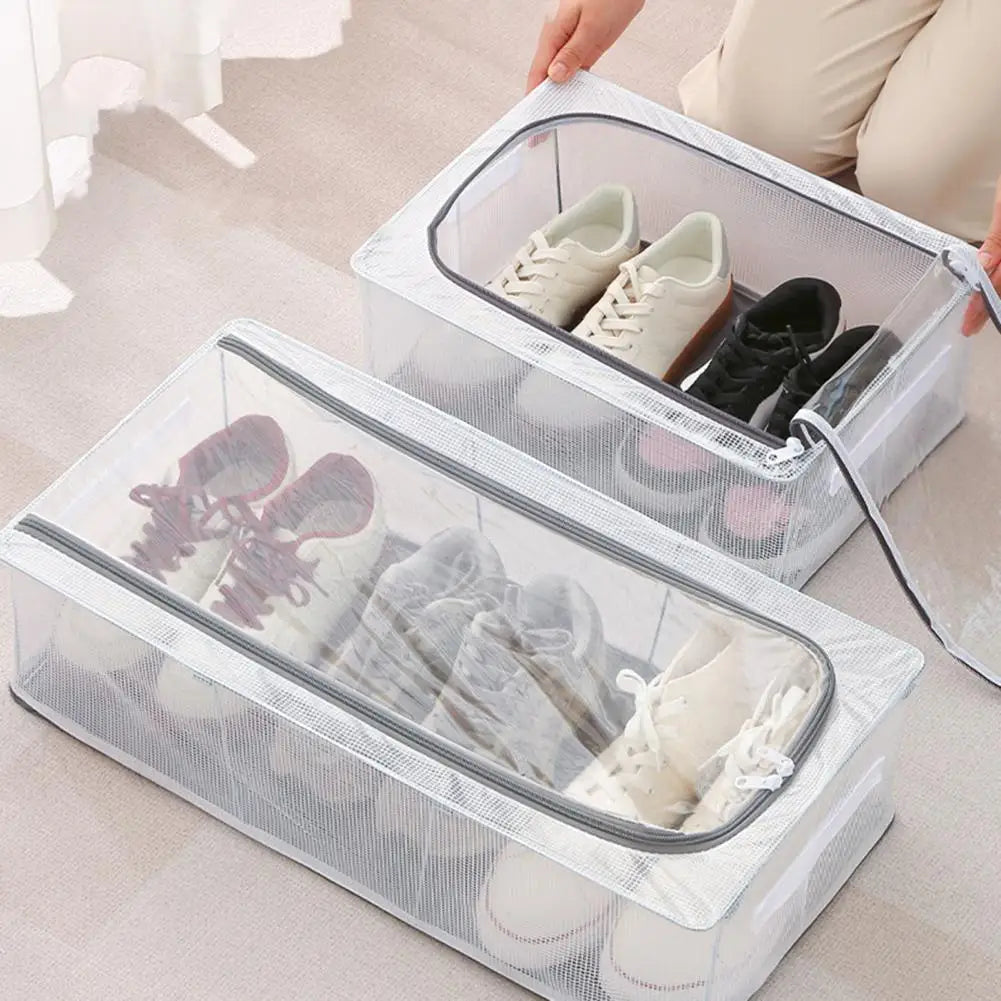 Foldable Stackable Shoe Storage Organizer - Image 6