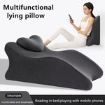 Adjustable Lie-On-The-Bed Multitask Pillow