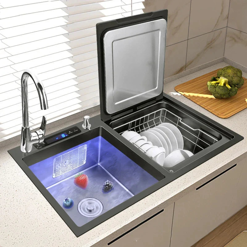 Built-in Countertop Space Saver Dishwasher Kitchen Sink