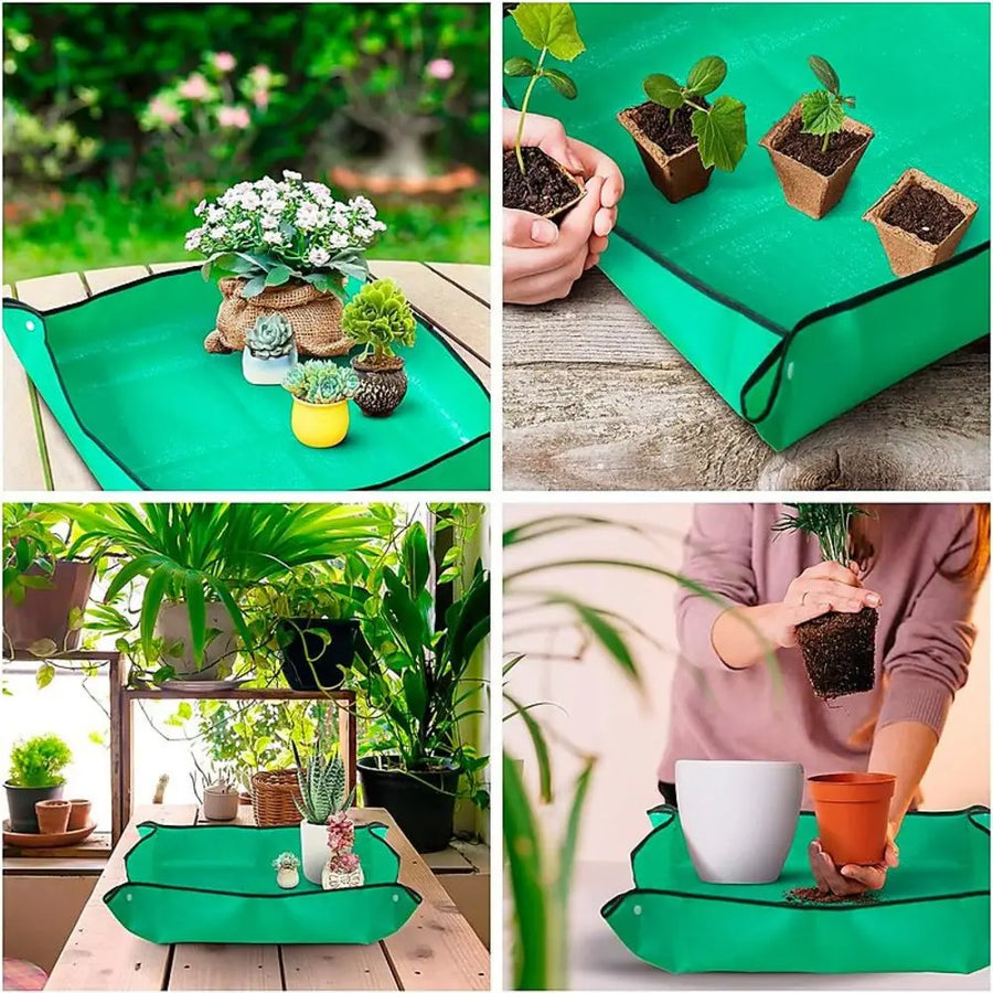 Gardening Soil Tray Reusable Portable Mat - Image 3