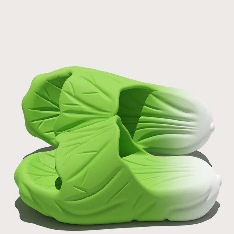 Cozy Cabbage Cloud Slippers